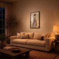 Framed Botanical Wall Art – Handmade Natural Twig Art or 3D UV-Embossed Canvas Print
